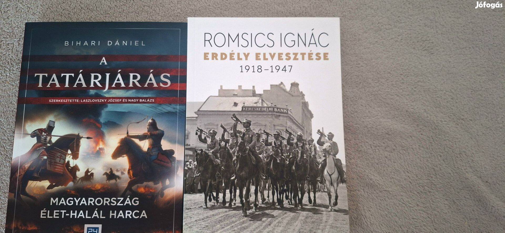 Eladó történelmi könyvek