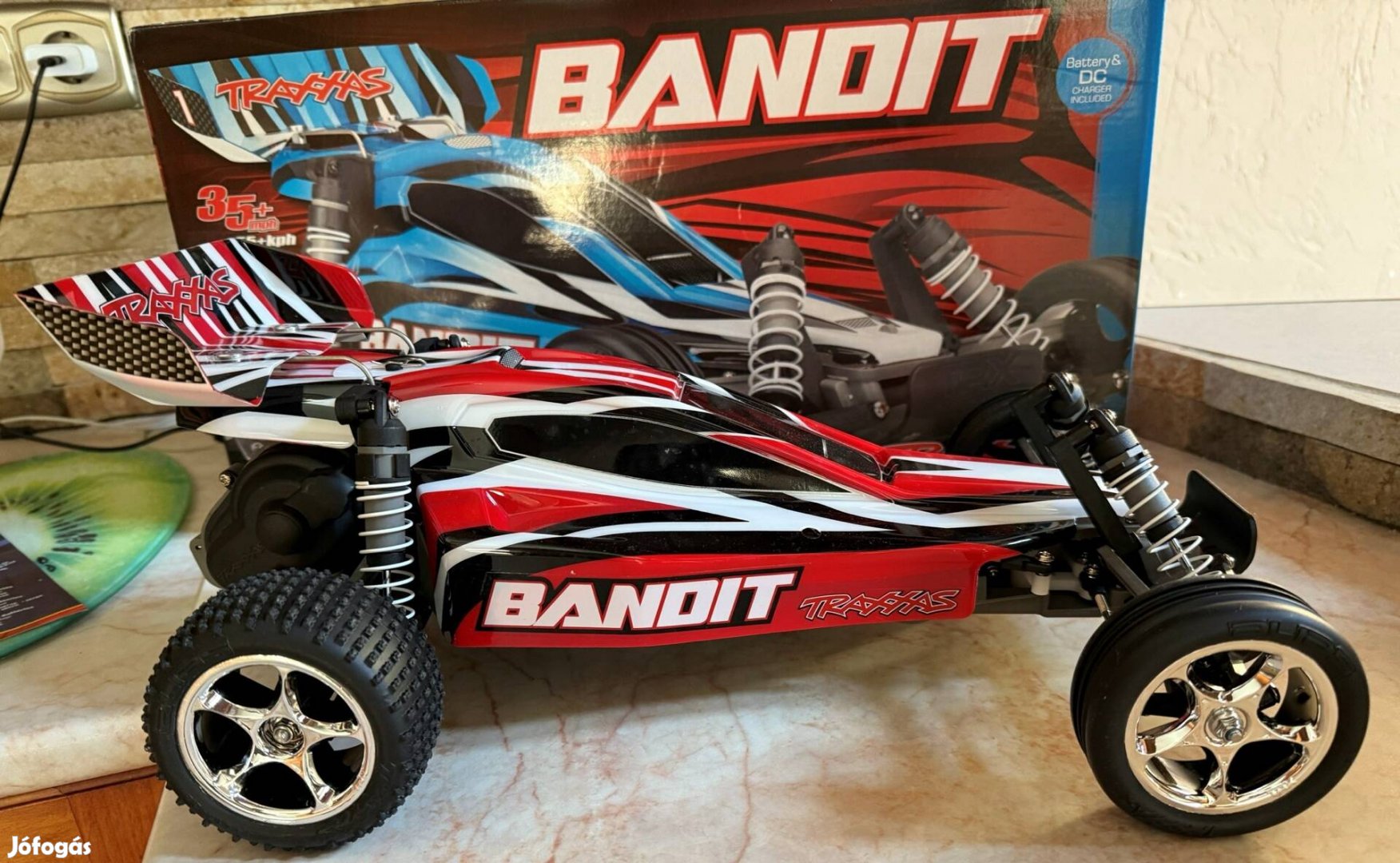 Elado traxxas bandit rc 2wd auto uj!