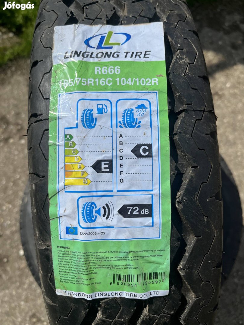 Eladó új 185/75 R16C Nyári gumiabroncs Több garnitúra