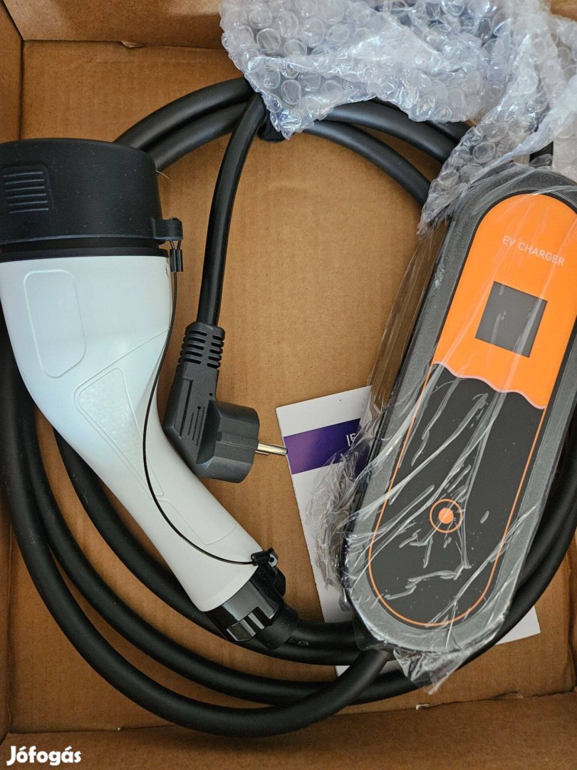 Eladó új 3,5m EVSE EV töltő Type 2 1 fázis 3,5kw 8-16A EU