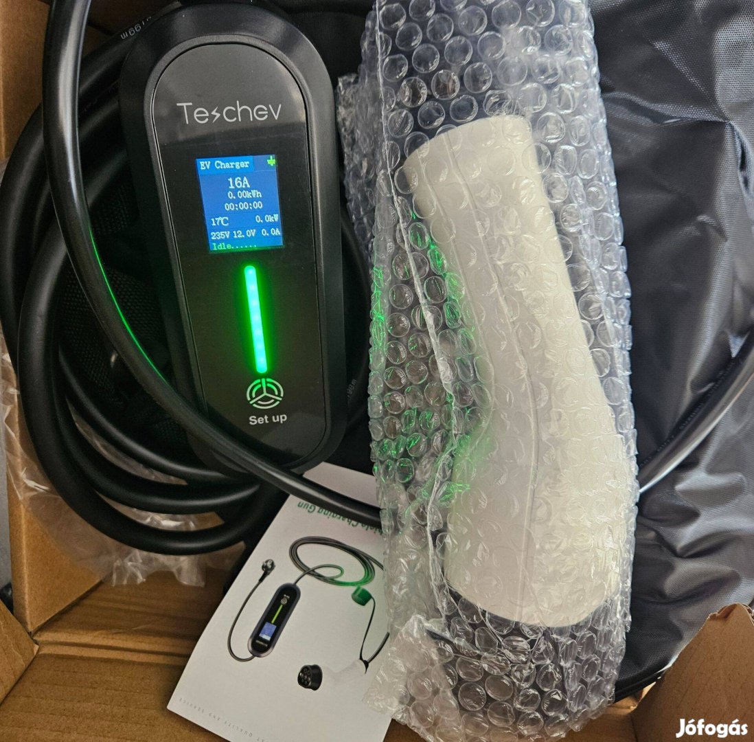 Eladó új 3,5m EVSE EV töltő Type 2 1 fázis (3, 6kw) 8-16A EU dugó