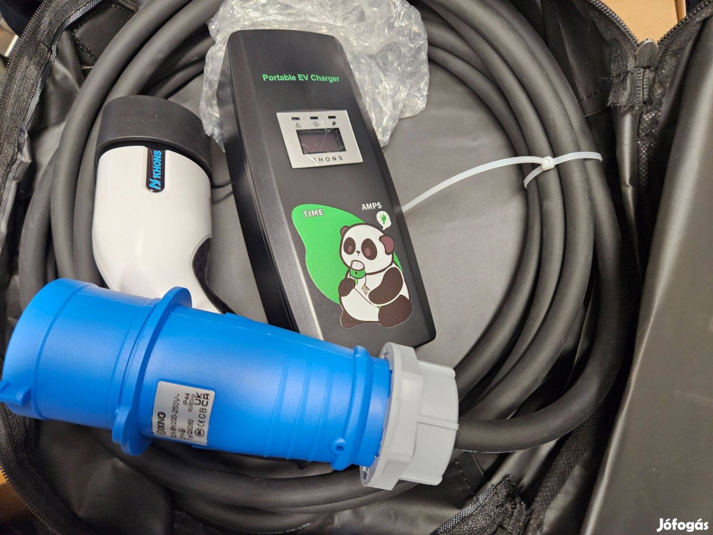 Eladó új 5,5mm EVSE EV Type 2 1 fázis 7.2KW 6-32A