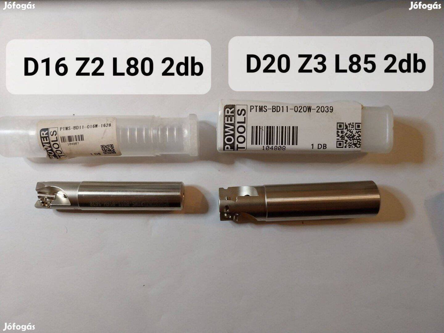Eladó új D16 és D20 lapkás marók
