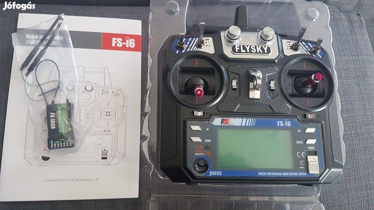 Eladó új Flysky FS-i6 Mode 2 Afhds Transmitter/iA6B Receiver