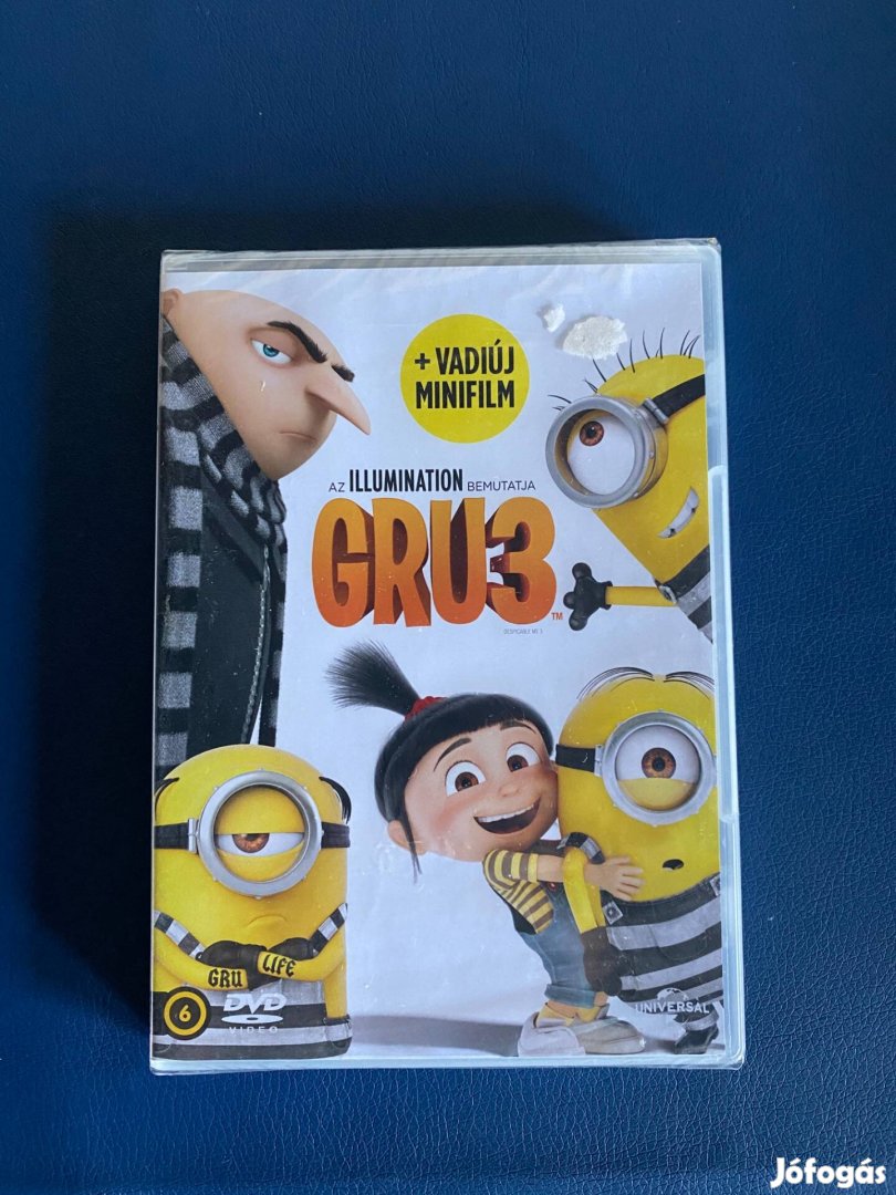 Eladó új GRU3 dvd fóliázott