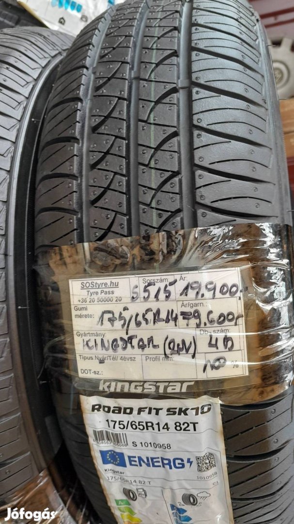 Eladó új Kingstar 175/65R14 nyári gumiabroncsok 