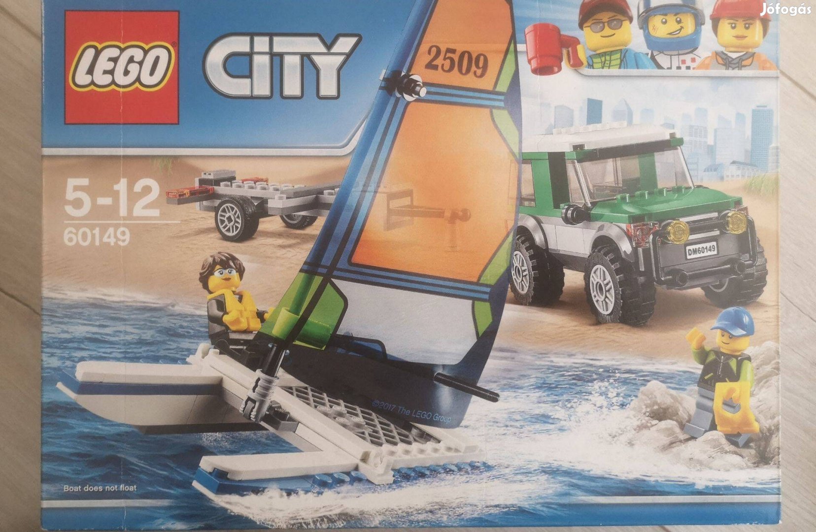 Eladó új LEGO City - 4x4 terepjáró katamaránnal (60149)