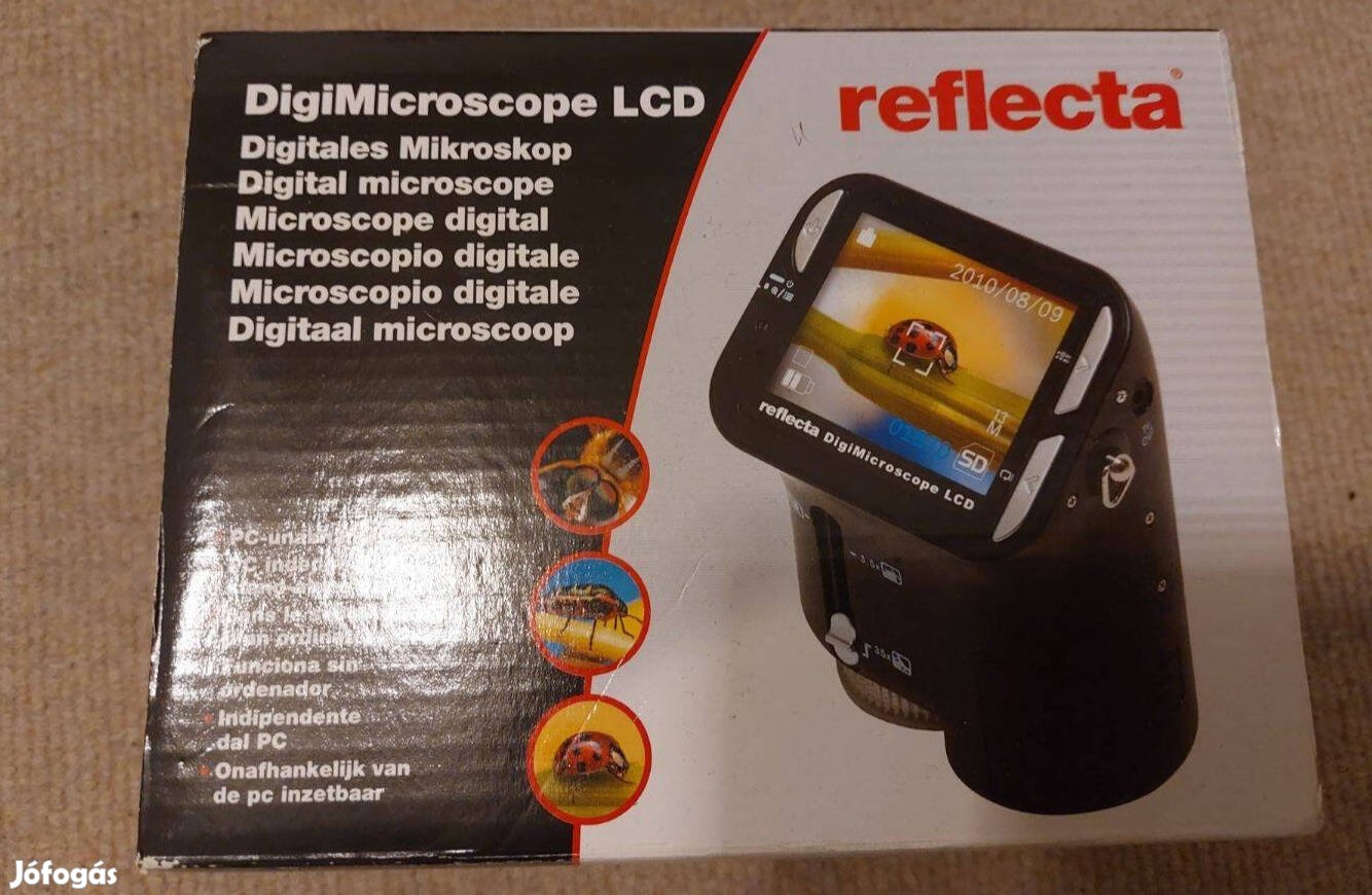 Eladó új Reflecta Digimicroscope 3,5x - 35x nagyítással!