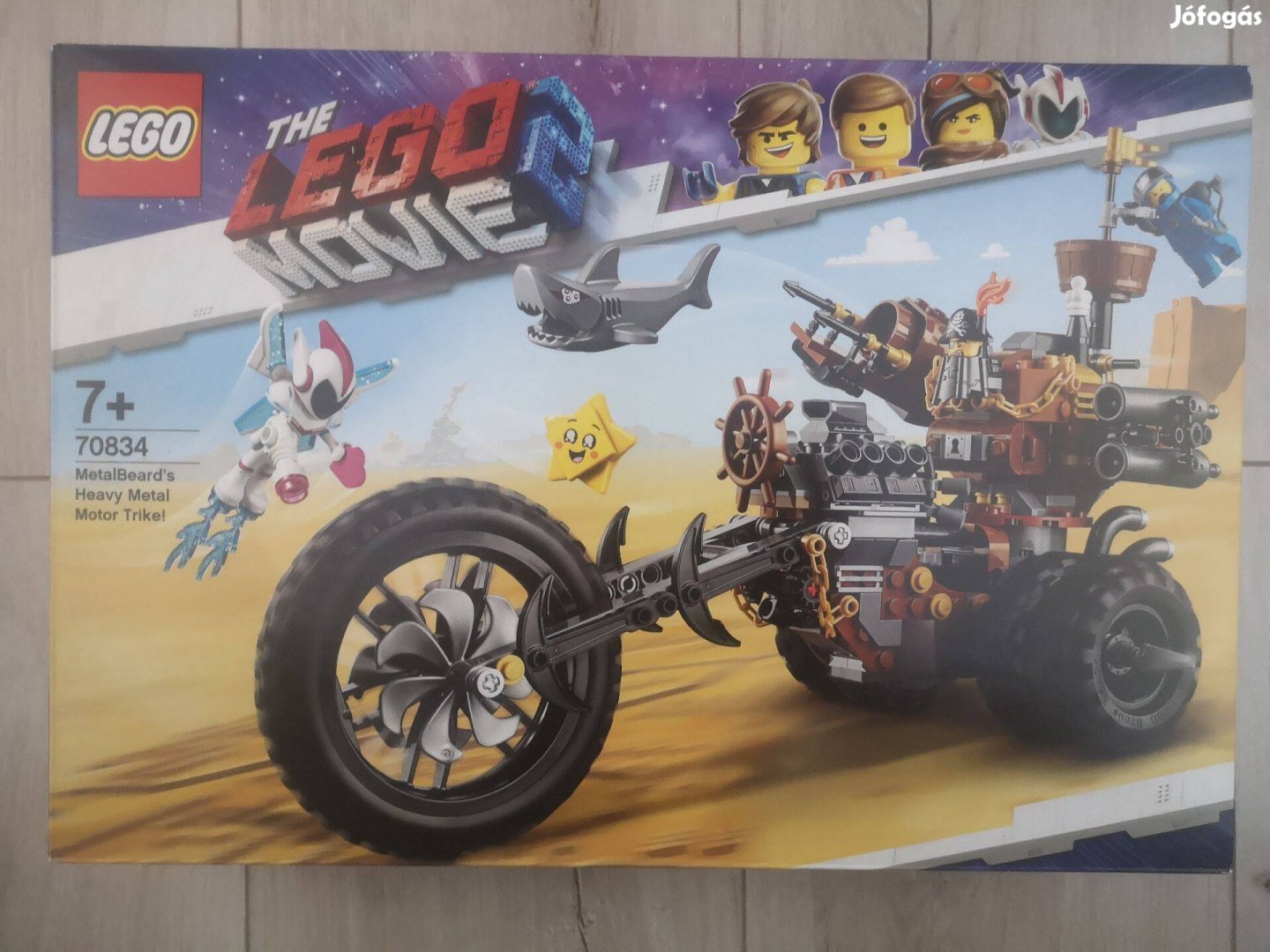 Eladó új The LEGO Movie-Fémszakáll nehézfém háromkerekű motorja 70834