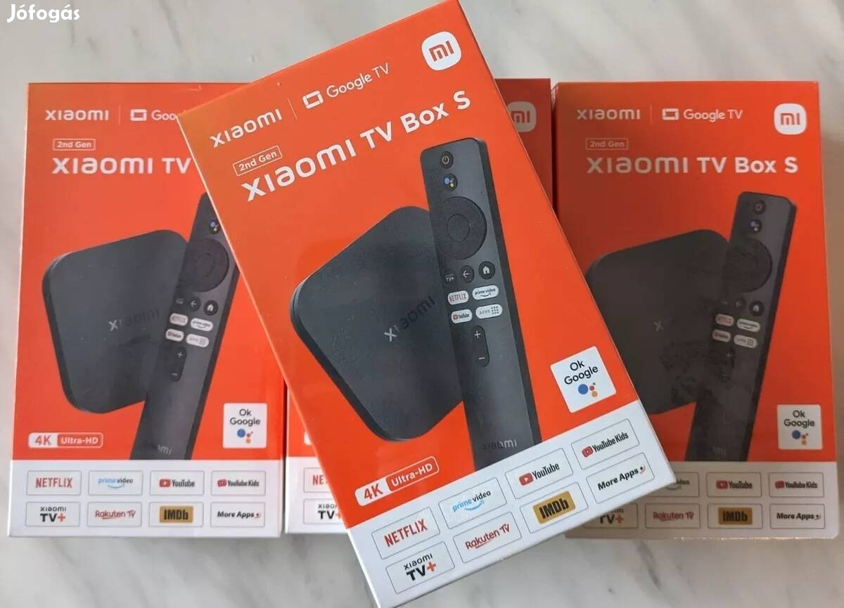 Eladó új Xiaomi Mi TV box s 2nd 4K