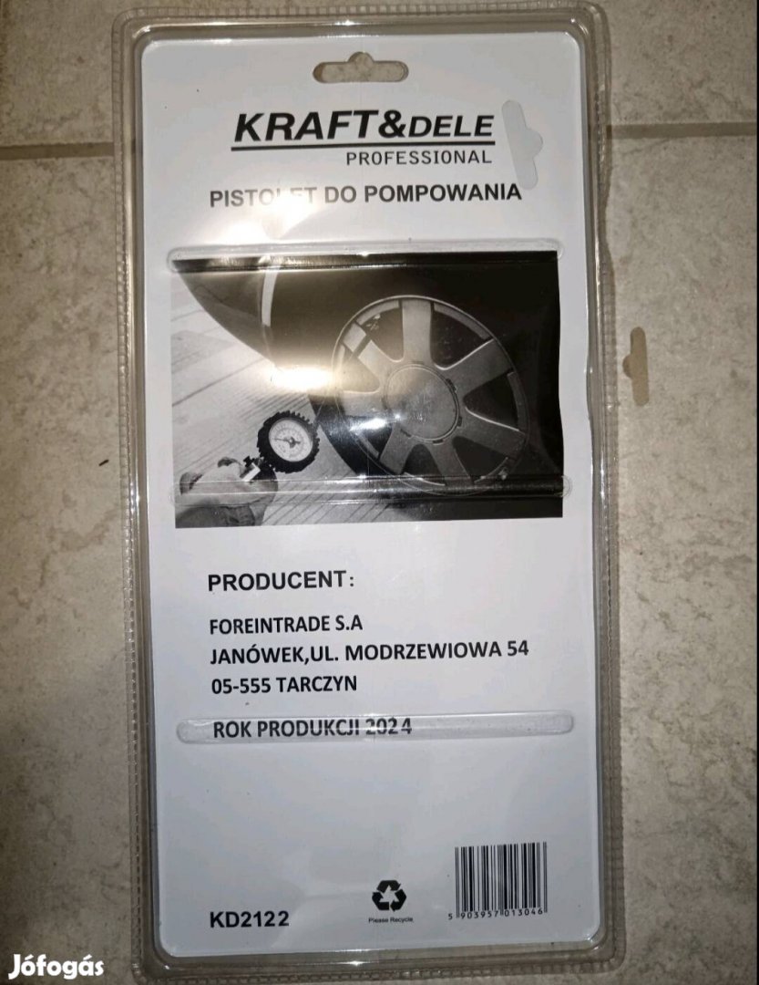 Eladó új,  bontatlan digitális felfújó pisztoly 