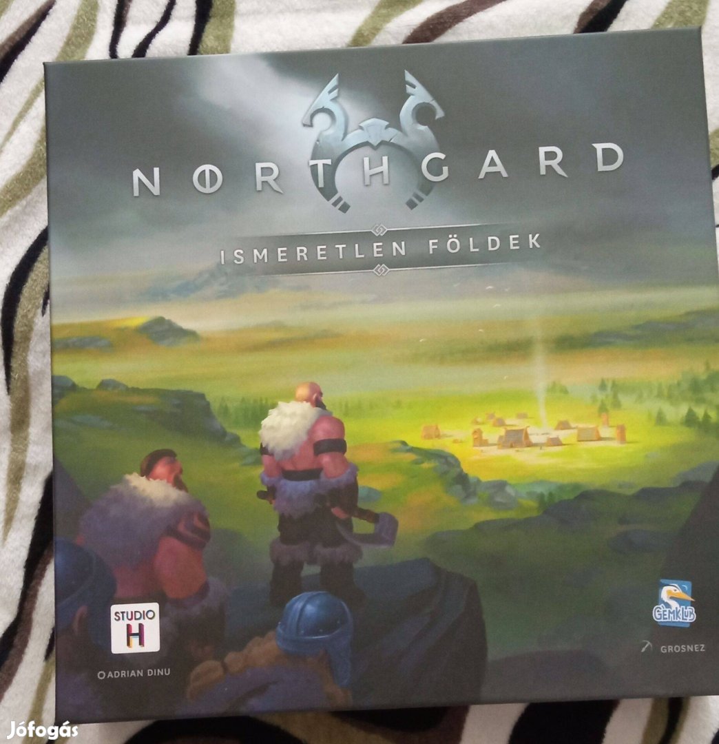 Eladó új, bontatlan, fóliás Northgard: Ismeretlen földek társasjáték