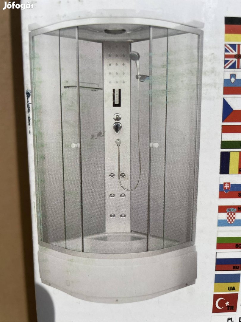 Eladó új bontatlan Hidromasszázs zuhanykabin, Sanotechnik PR55 