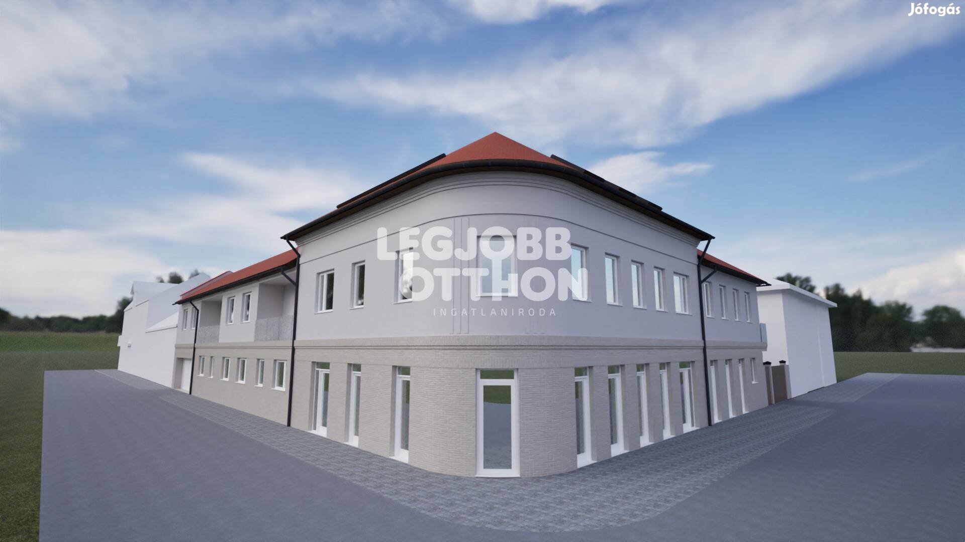 Eladó új építésű földszinti irodahelyiség Cegléden