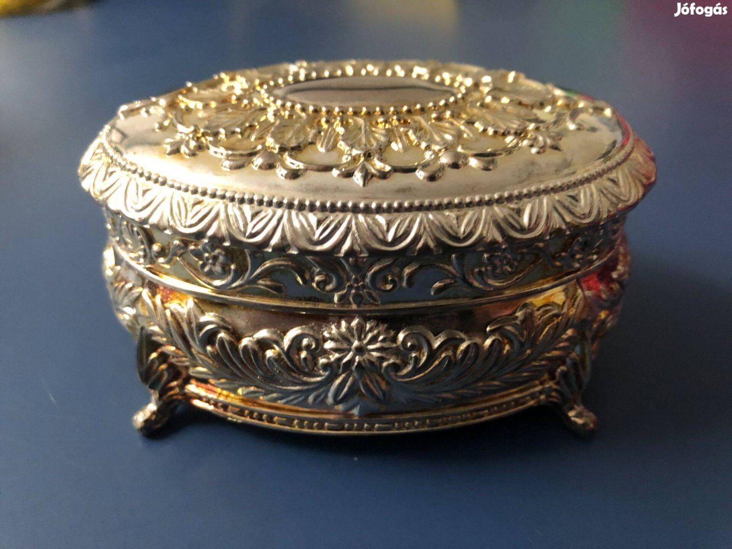 Eladó új fém díszes ékszertartó