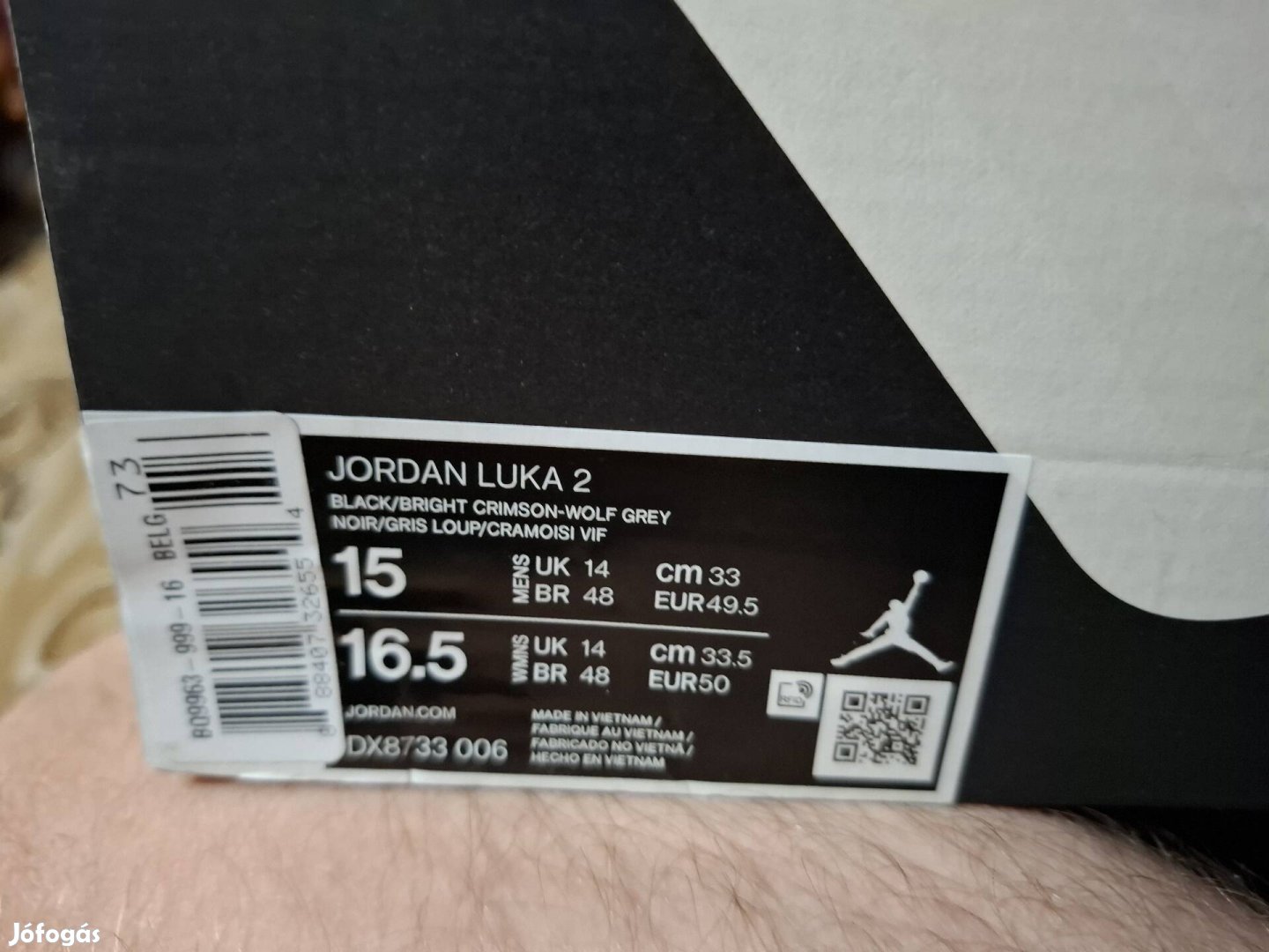 Eladó új jordan luka 2 49.5 méretű cipő