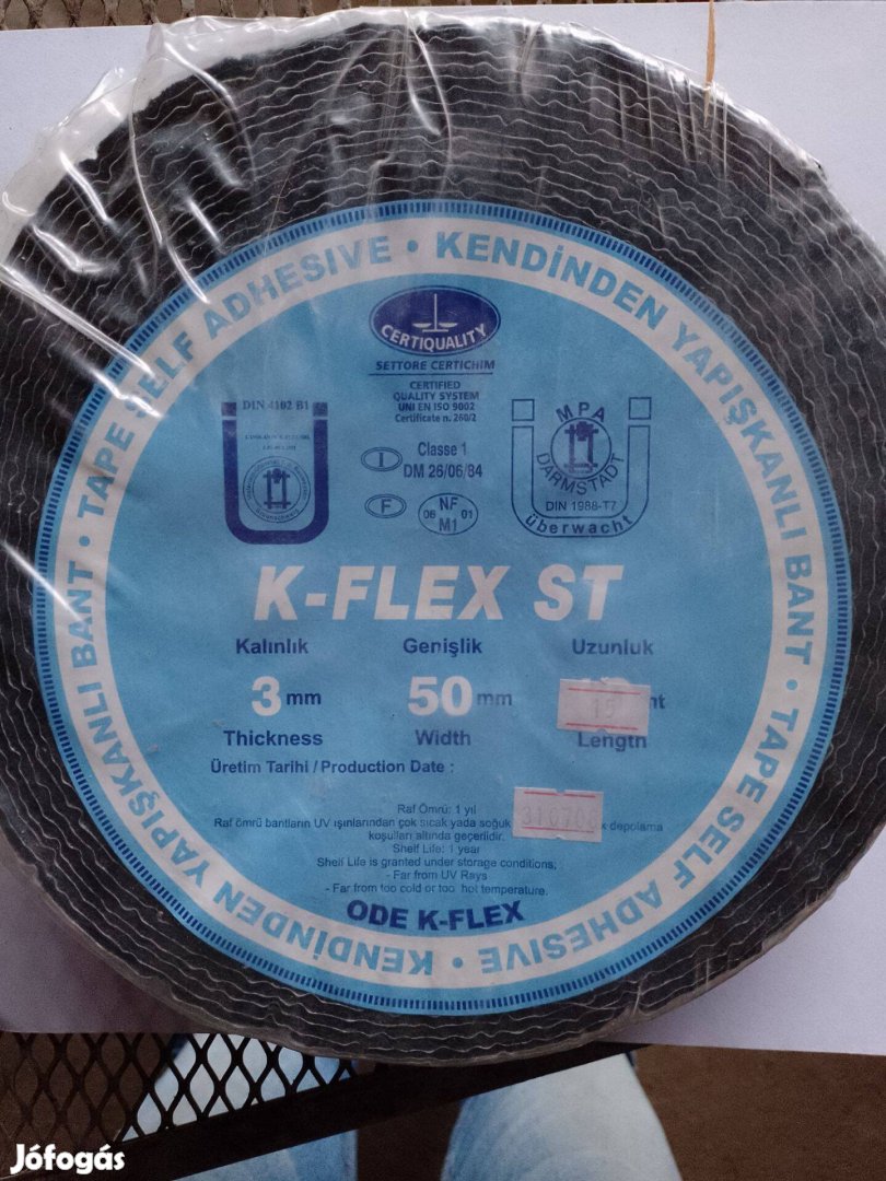 Eladó új öntapadós armaflex szigetelés ragasztószalag