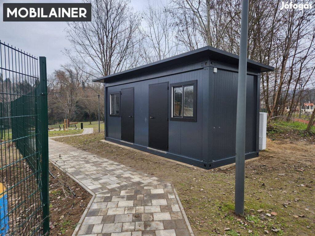 Eladó új osztott szaniter konténer (férfi - női)
