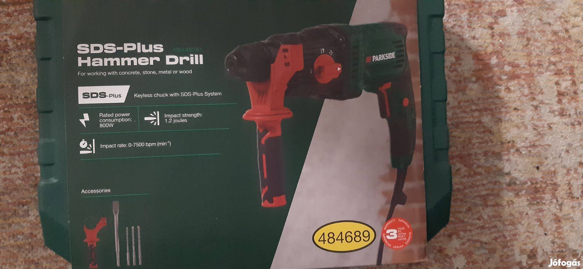 Eladó új parkside fúró és csavarozó!