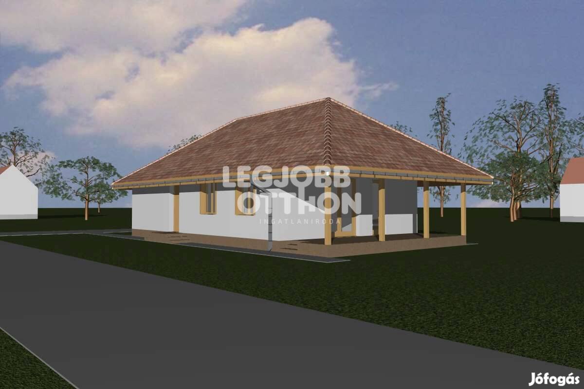 Eladó újépítésű 4 szobás könnyűszerkezetes passzívház