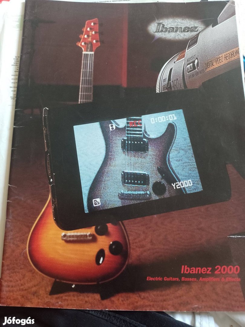 Eladó újszerű Ibanez gitármagazinok