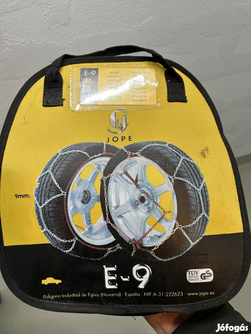 Eladó újszerű hólánc 14" 15" 16"-os gumiabroncshoz
