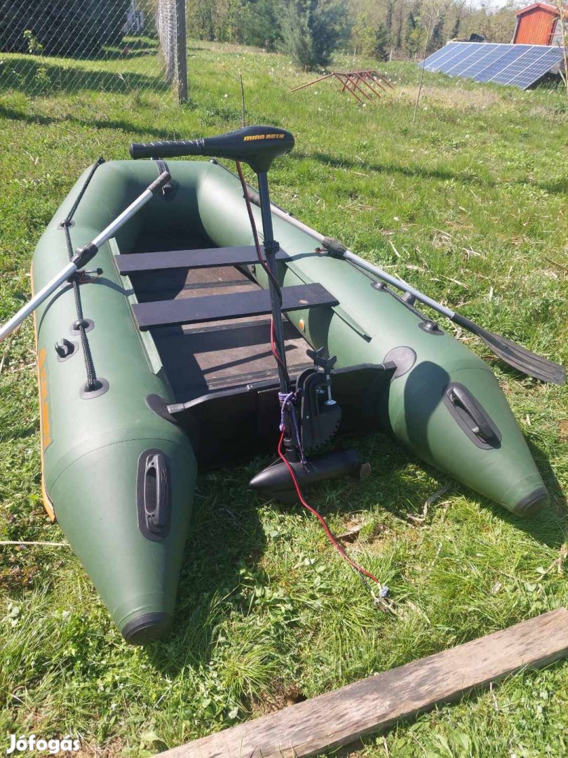 Eladó újszerű kétszer használt kolibri 300-as gumi csónak