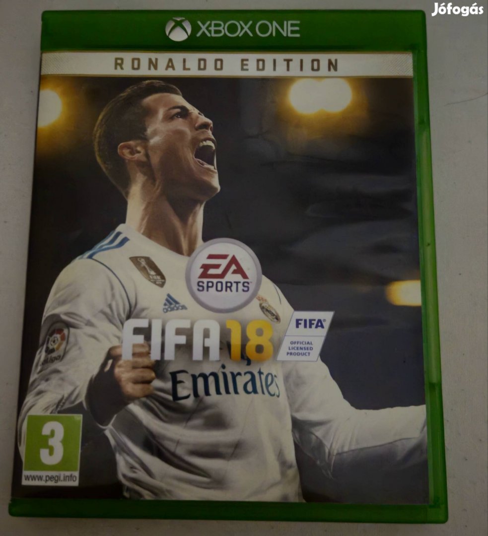 Eladó újszerű xbox  one fifa 18 Ronaldo edition 