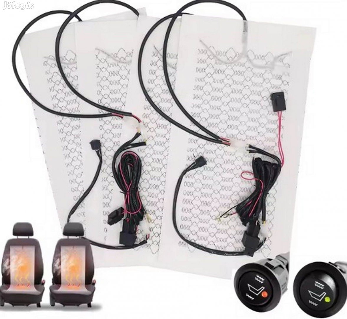 Eladó univerzális autóülés fűtés szett 2 ülésre