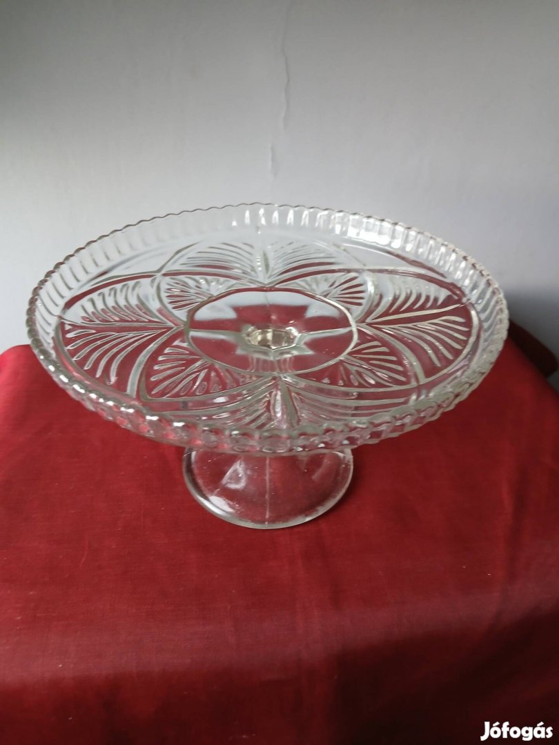 Eladó üveg tortatál