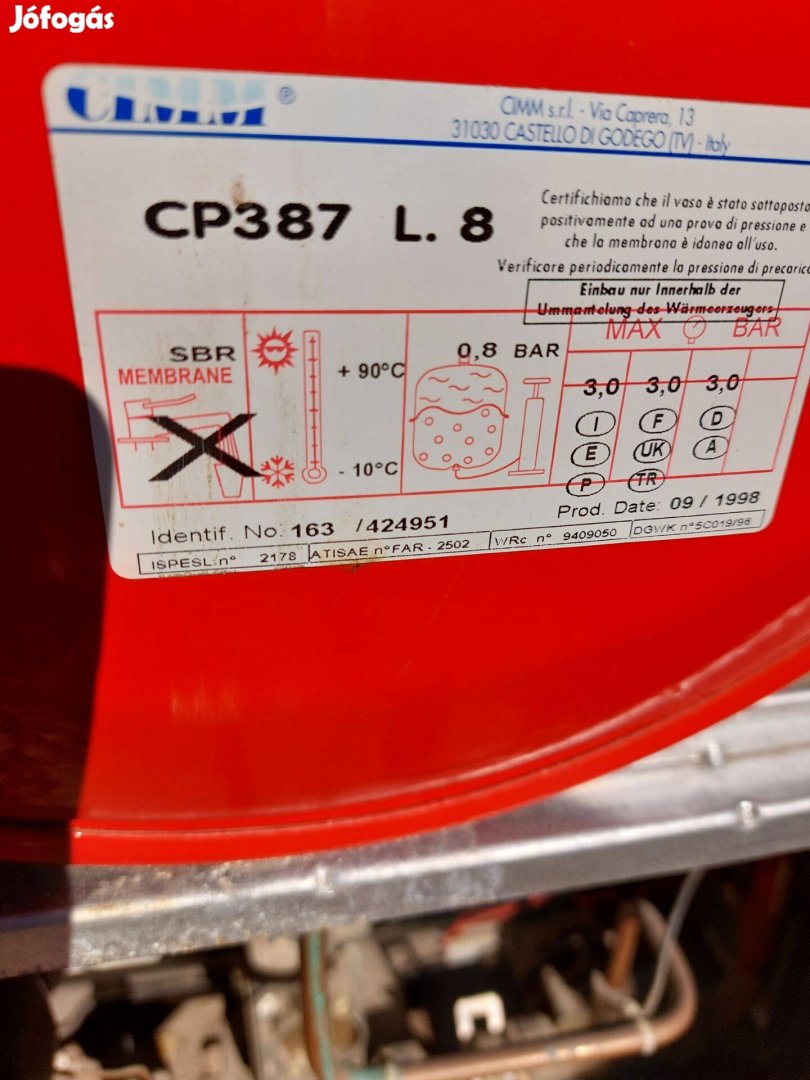 Eladó üzemképes gázkazán