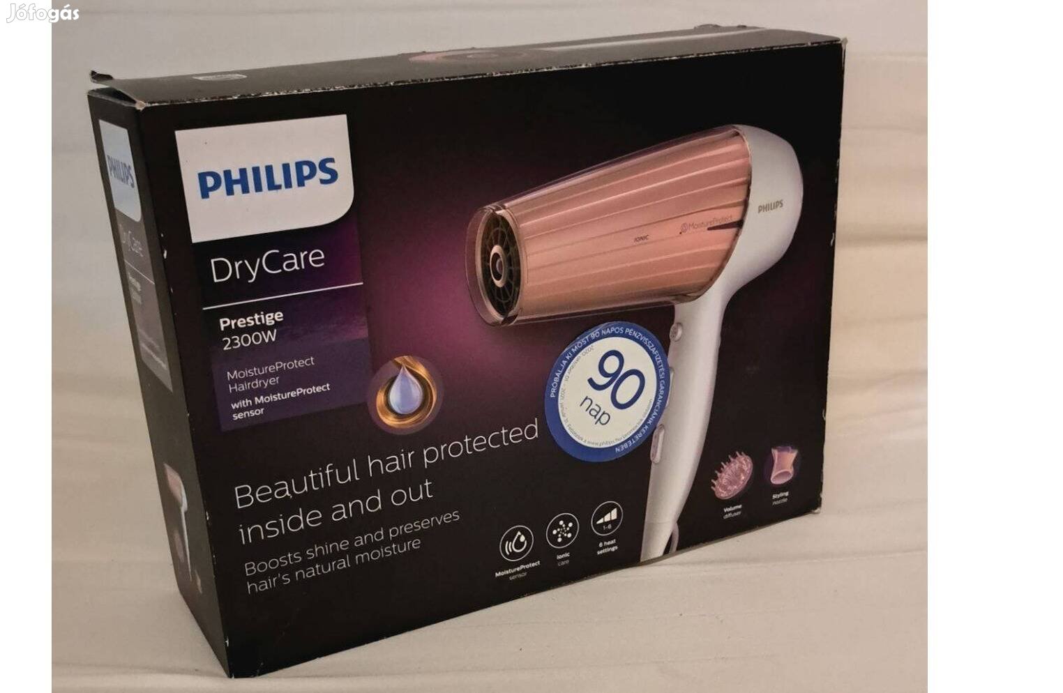 Eladó vadonatúj Philips Drycare hajszárító HP8281/00