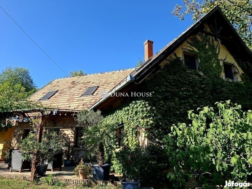 Eladó vadregényes kertű, jó állapotú családi ház Pogányban.