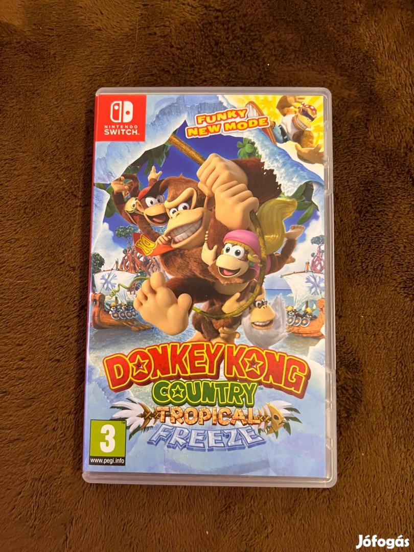 Eladó vagy csere,Donkey kong Tropical freeze.Nintendo switch