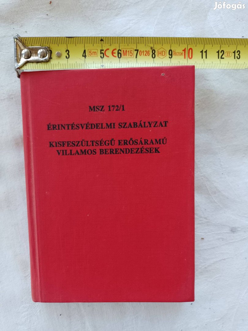 Eladó villamosipari szakkönyv MSZ 172 / 1 1992