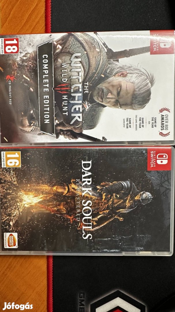 Eladó witcher complete edition és Darksouls remastered 