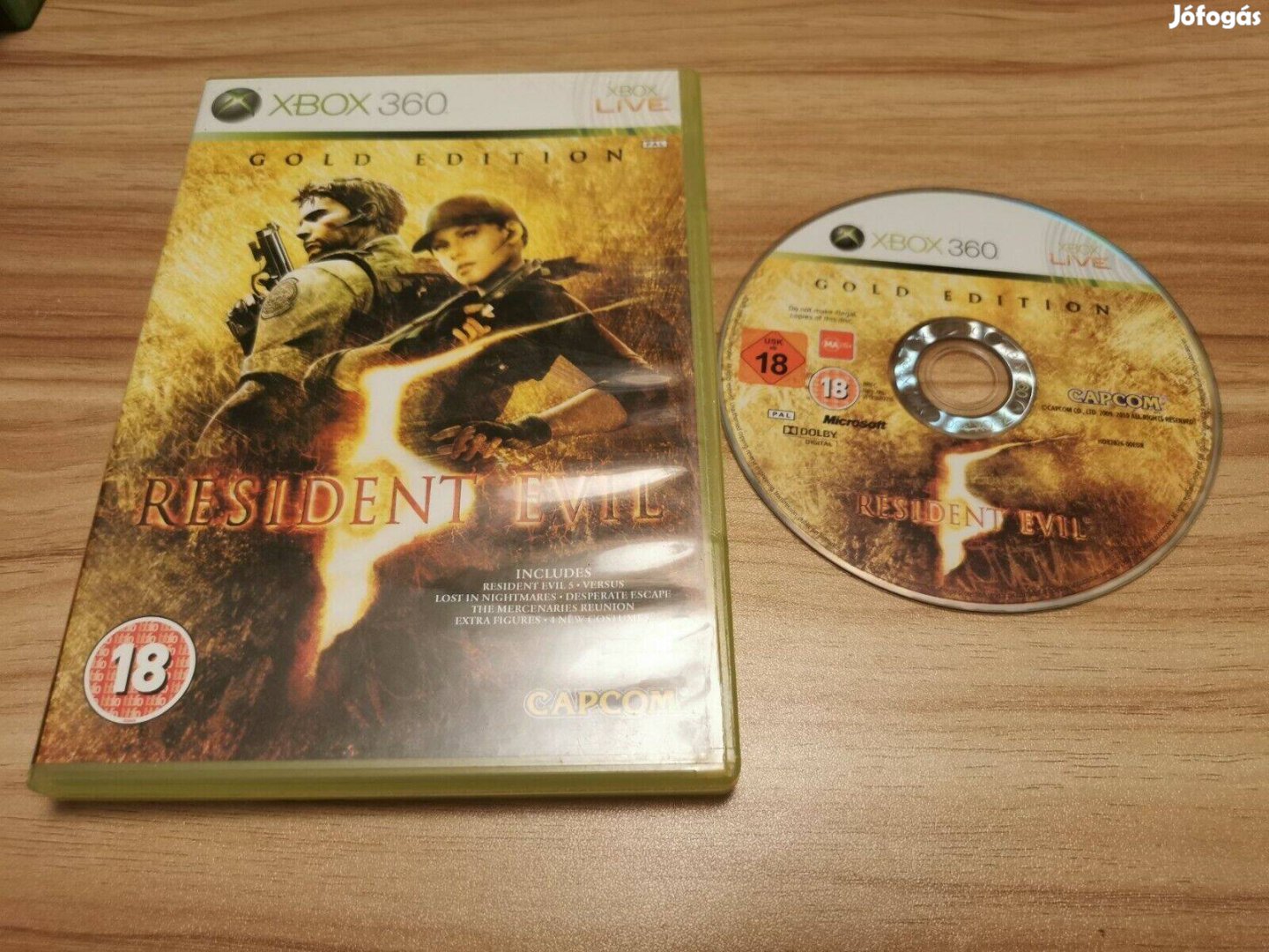 Eladó xbox 360 Resident Evil 5 Gold