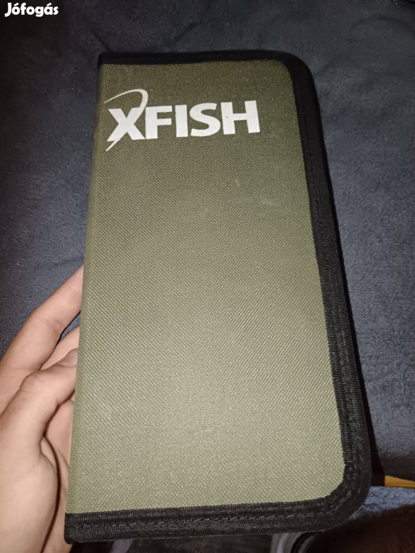 Eladó xfish előketartó, fűzőtűk, olló, csomóhúzó