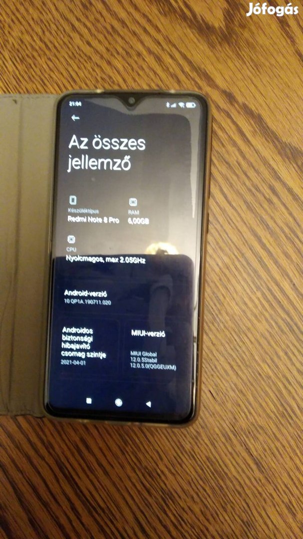 Eladó xiaomi Redmi8 Pro telefon