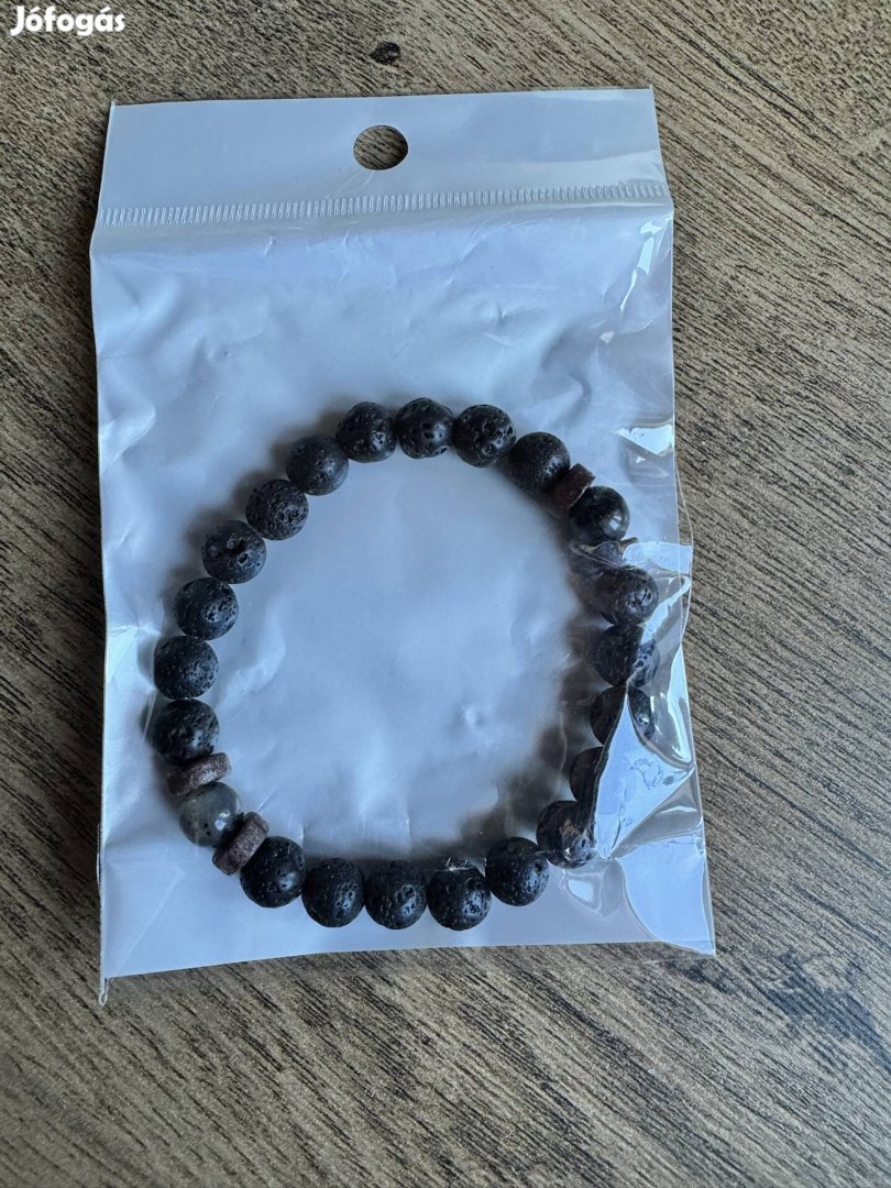 Eladó zenvilág karkötő lávakő és holdkő karkötő