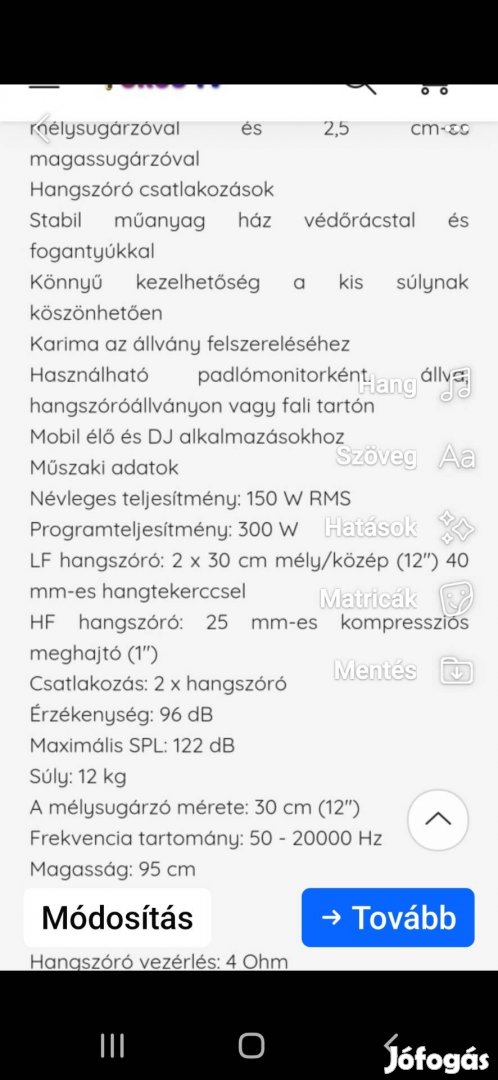 Eladól! Omnitronic VFM 2212