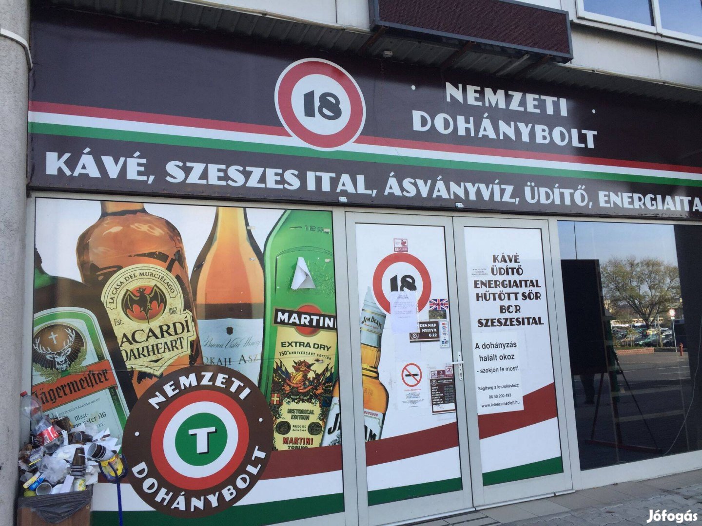 Eladót keresünk Nemzeti dohányboltba