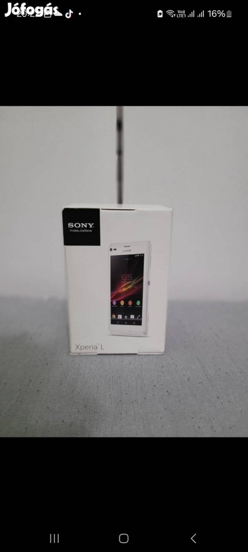 Eladóvá vált a képen látható Wifi Sony Xperia L