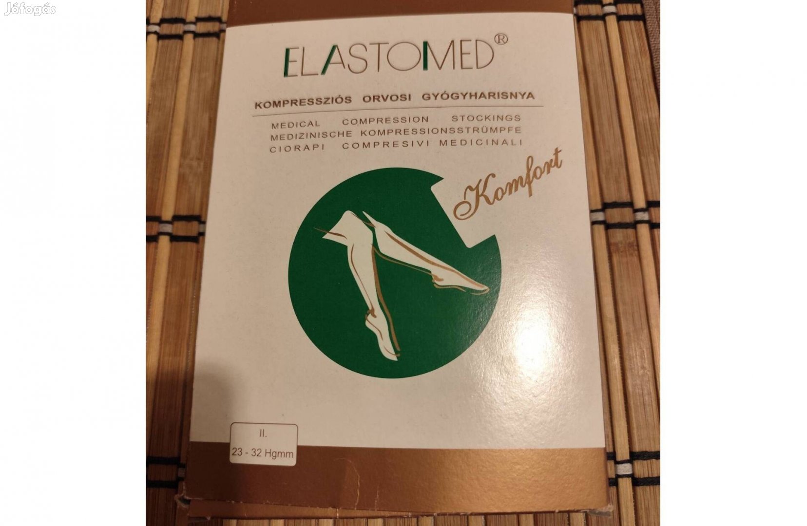 Elastomed Komfort Ad kompressziós orvosi gyógytérdharisnya L méretű