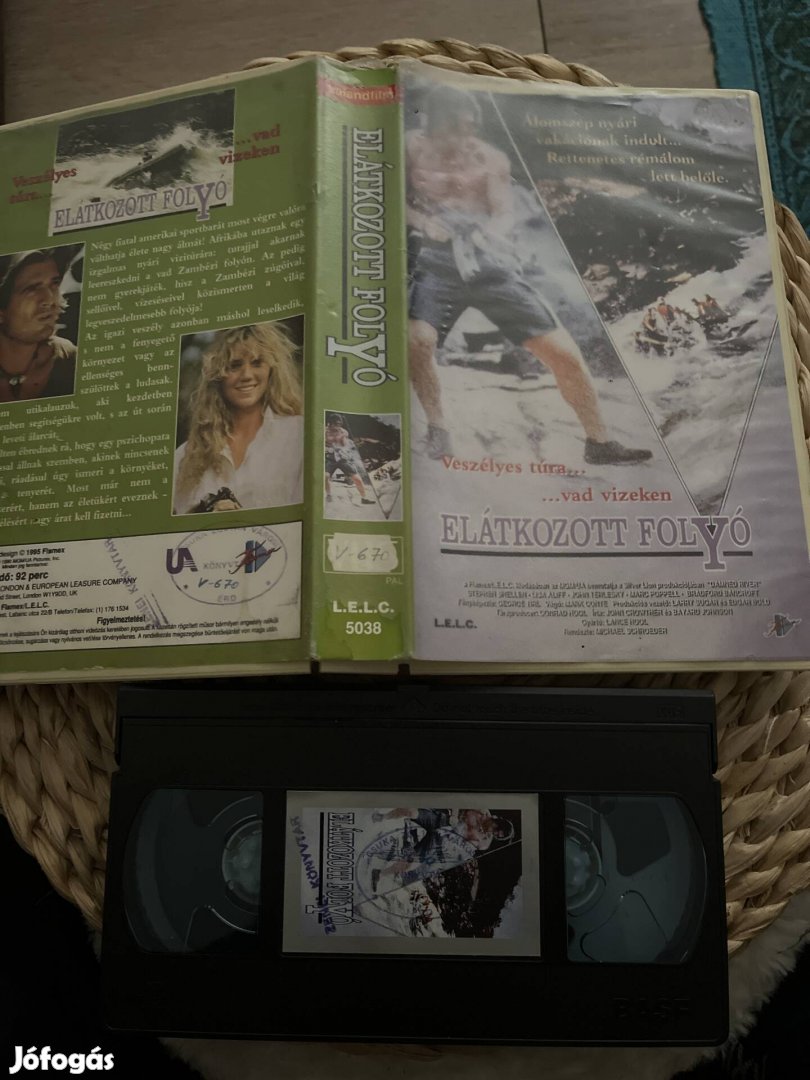 Elátkozott folyó vhs