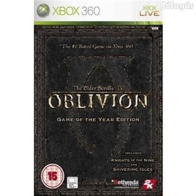 Elder Scrolls IV Oblivion GOTY Edition (2 Disc) eredeti Xbox 360 játék