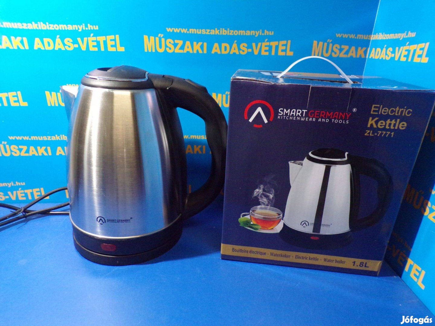 Electric kettle zl- 7771 Vízforraló, jótállással-