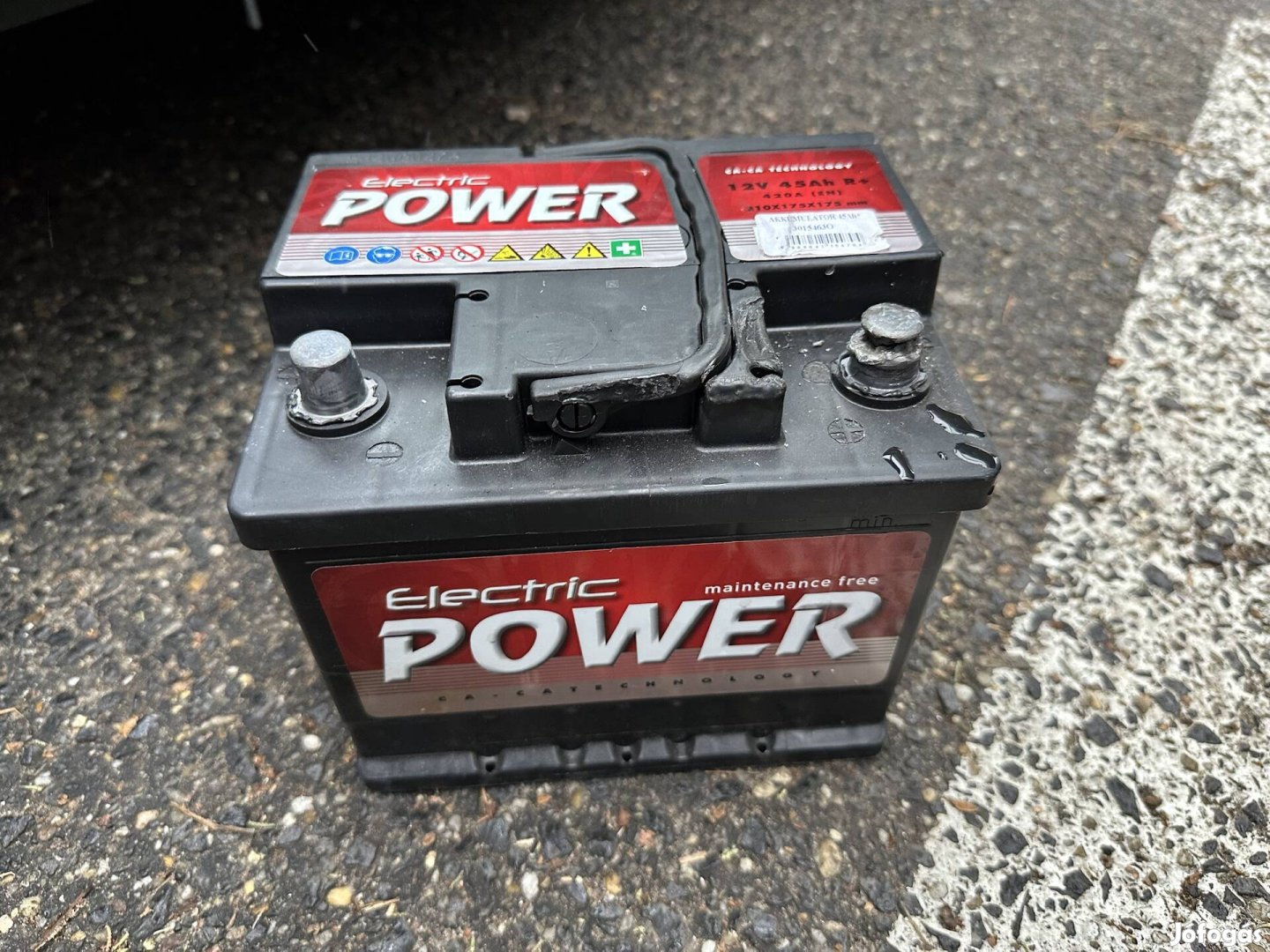 Electric power 12V 45Ah 360A Jobb+