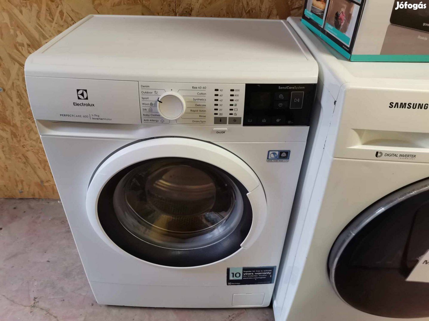 Electrolux 7 kg mosógép garanciával 1400 centrifugával