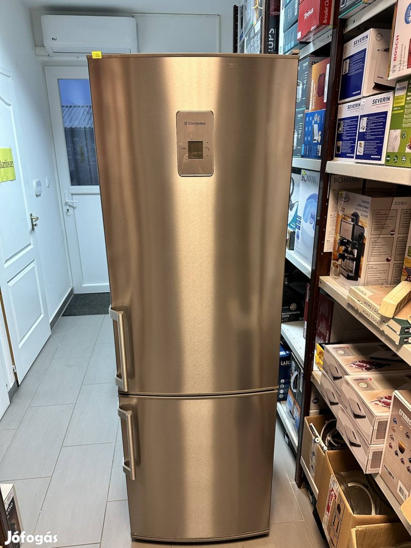 Electrolux Cbff340EL alulfagyasztós kombi hűtő inox 245L/78L